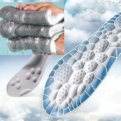 👣 Ultimate Comfort & Support – Shock-Absorbing Memory Insoles! 👣