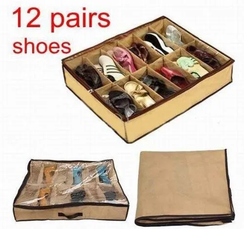 12 pairs Shoes Cabinet With Closet Storage Under Shoe Organizer