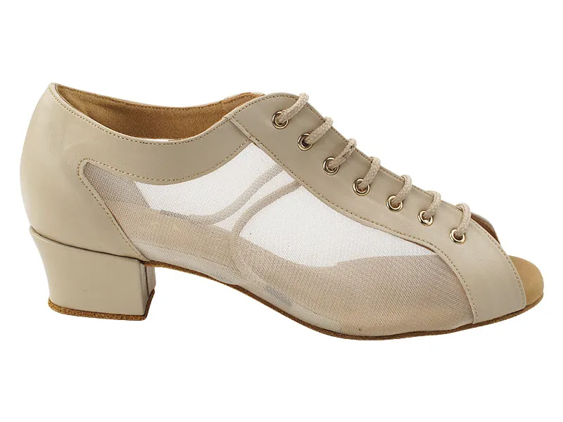 1643LEDSS 60 Tan Leather & Flesh Mesh