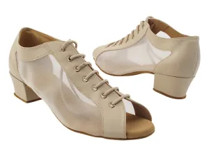 1643LEDSS 60 Tan Leather & Flesh Mesh