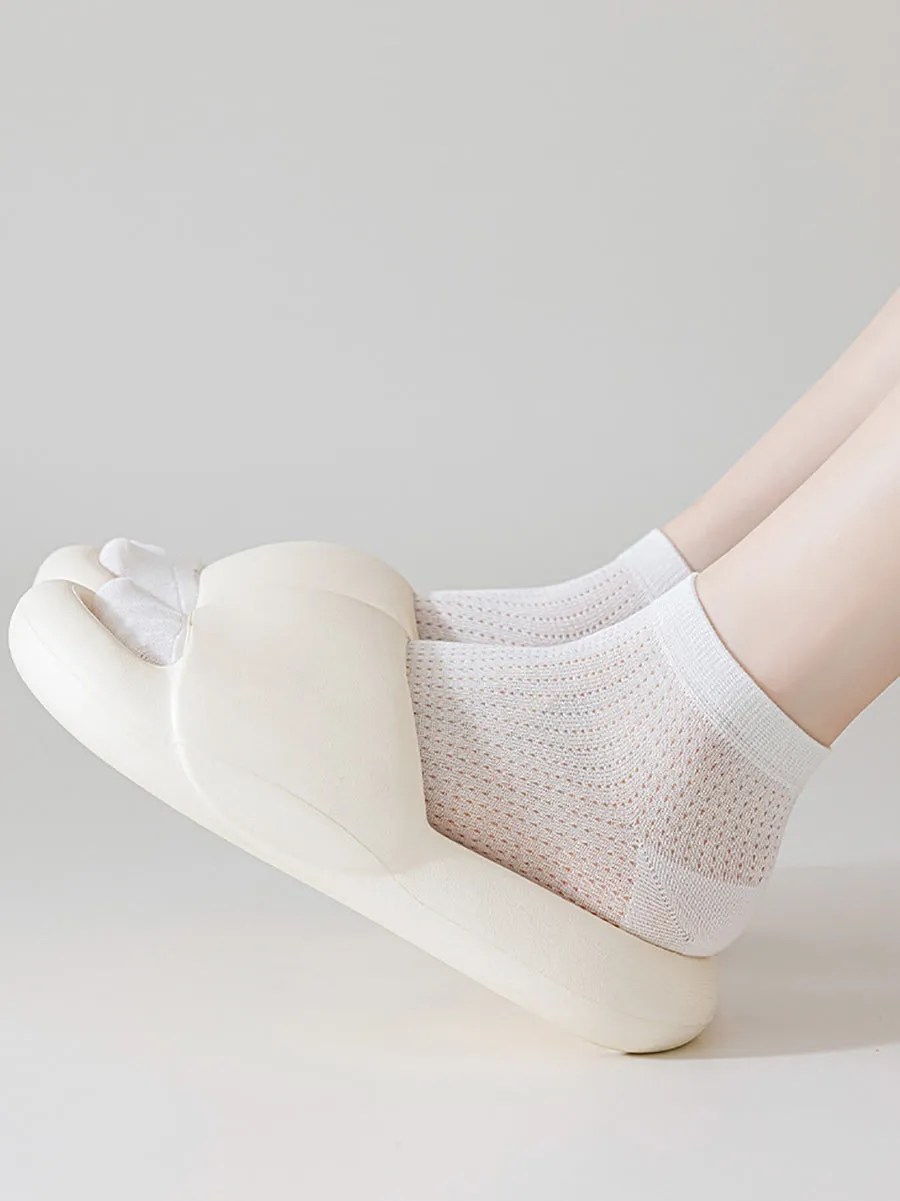 6 Pairs Women Summer Casual Breathable Short Socks