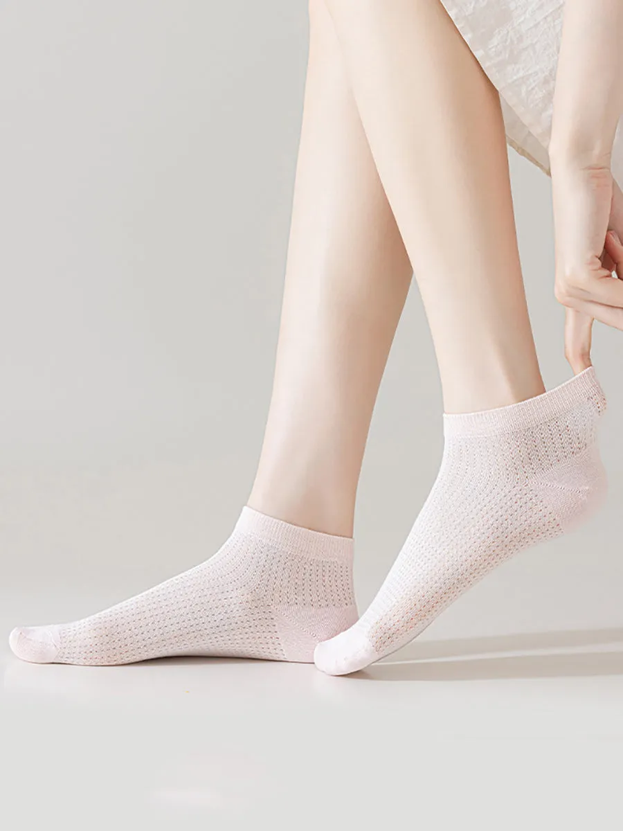 6 Pairs Women Summer Casual Breathable Short Socks