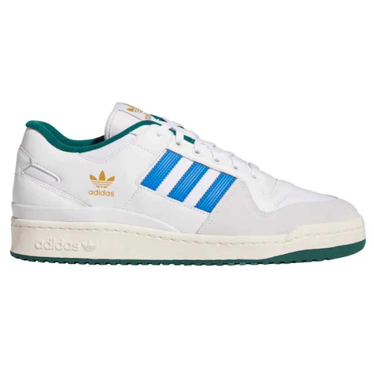 Adidas Skateboarding Forum 84 Low ADV Cloud White/Blue Bird/Collegiate Green Shoes