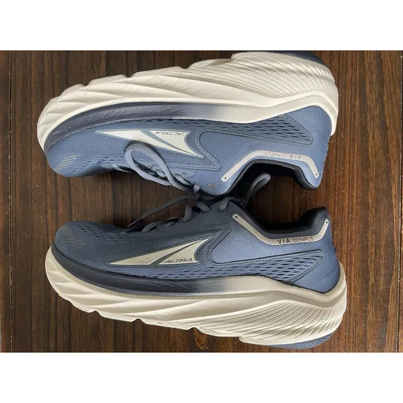 Altra Via Olympus Mens 10.5 Shoes Blue Running Walking Road Gym AL0A82BW419