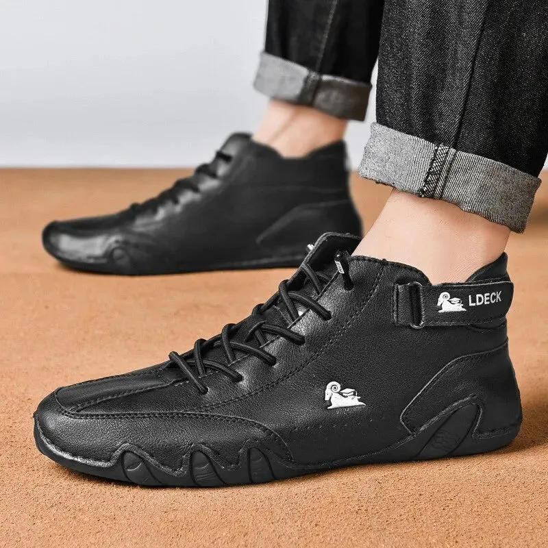 ApexStyle Herren High-Top Winterstiefel