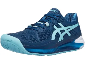Asics Gel Resolution 8 Indigo/Blue Women's Tennis Shoes - NEW ARRIVAL