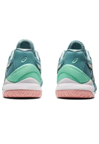 Asics Gel Resolution 8 Smoke Blue/White Women's Tennis Shoes - 2022 NEW ARRIVAL