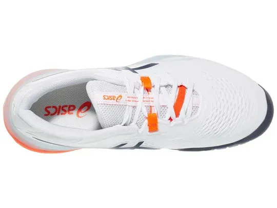 Asics Gel Resolution X White/Indigo Fog Men's Tennis Shoes - 2024 NEW ARRIVAL