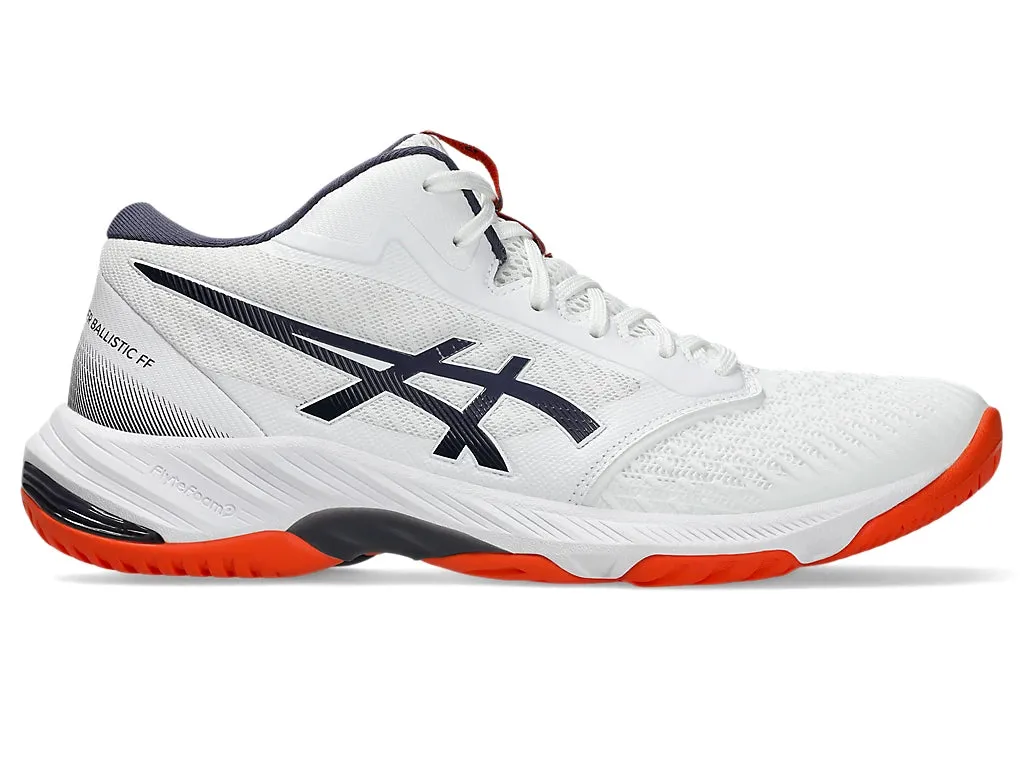 Asics Netburner Ballistic FF MT 3 Mens White/Indigo Fog