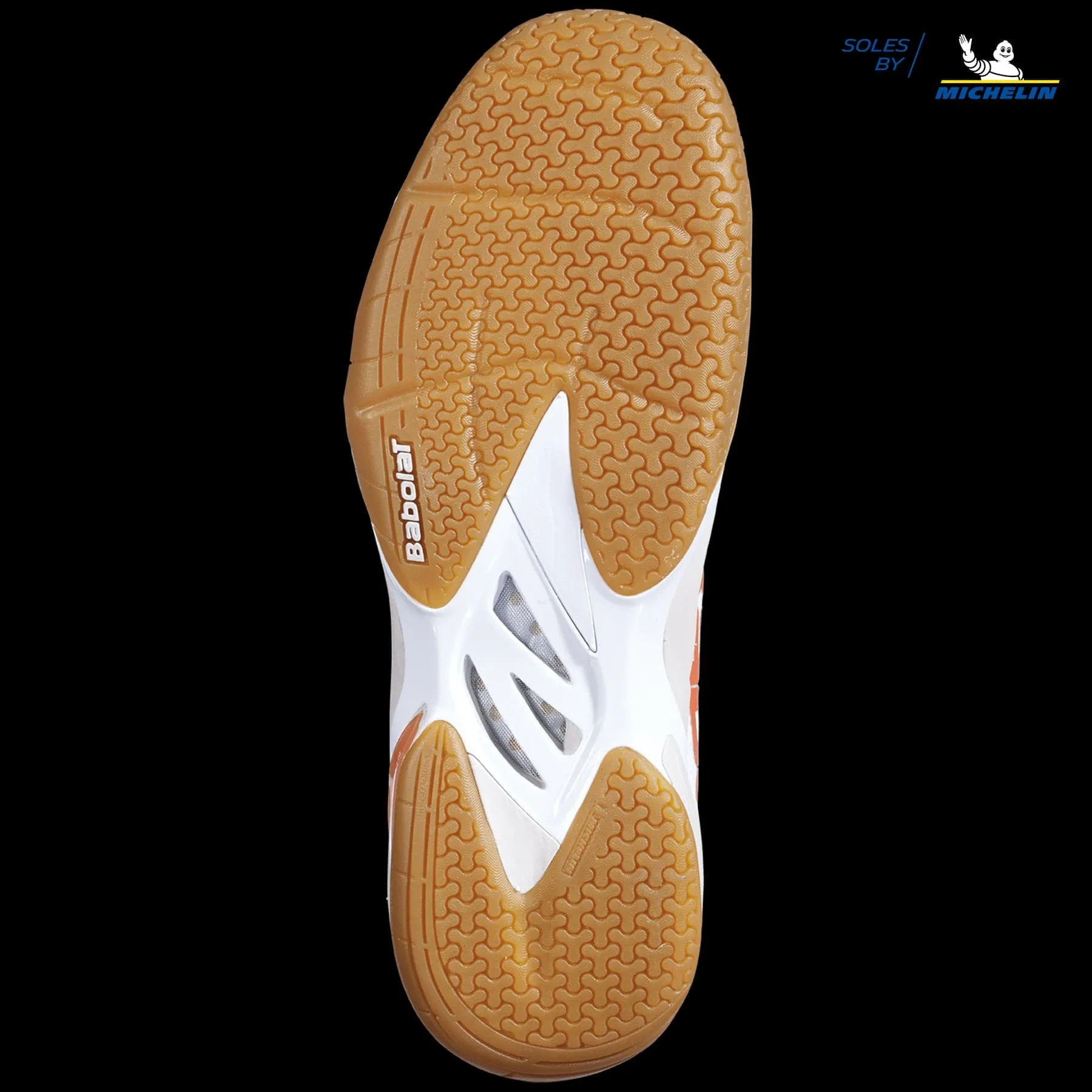 Babolat Shadow Tour Badminton Shoes - White / Light Grey