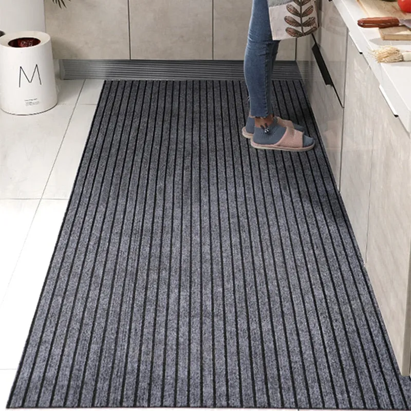 CarpetnRug Long Kitchen Rug Washable Floor Mat For Kitchen Front Doormat Outside Entrance Door Anti-Slip Floor Covering Mat Outdoor Terrace