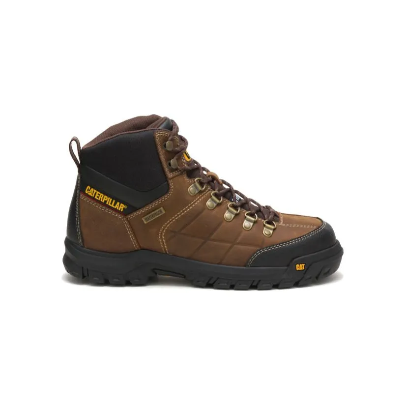 Caterpillar THRESHOLD ERGO ASTM F2413-18 P90935 Waterproof Steel Toe Brown Work Boot