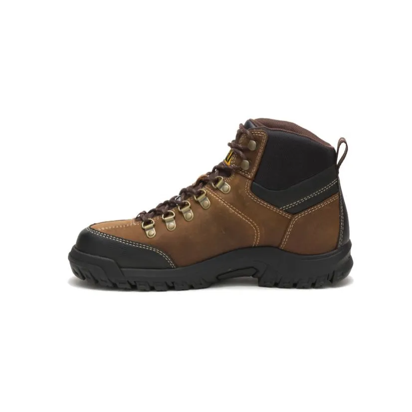 Caterpillar THRESHOLD ERGO ASTM F2413-18 P90935 Waterproof Steel Toe Brown Work Boot