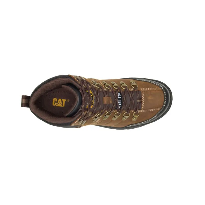 Caterpillar THRESHOLD ERGO ASTM F2413-18 P90935 Waterproof Steel Toe Brown Work Boot