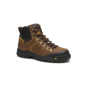 Caterpillar THRESHOLD ERGO ASTM F2413-18 P90935 Waterproof Steel Toe Brown Work Boot