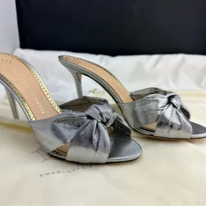 Charlotte Olympia Lola Metallic High Heel Stiletto Shoe