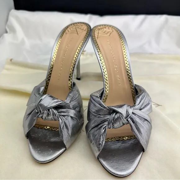 Charlotte Olympia Lola Metallic High Heel Stiletto Shoe