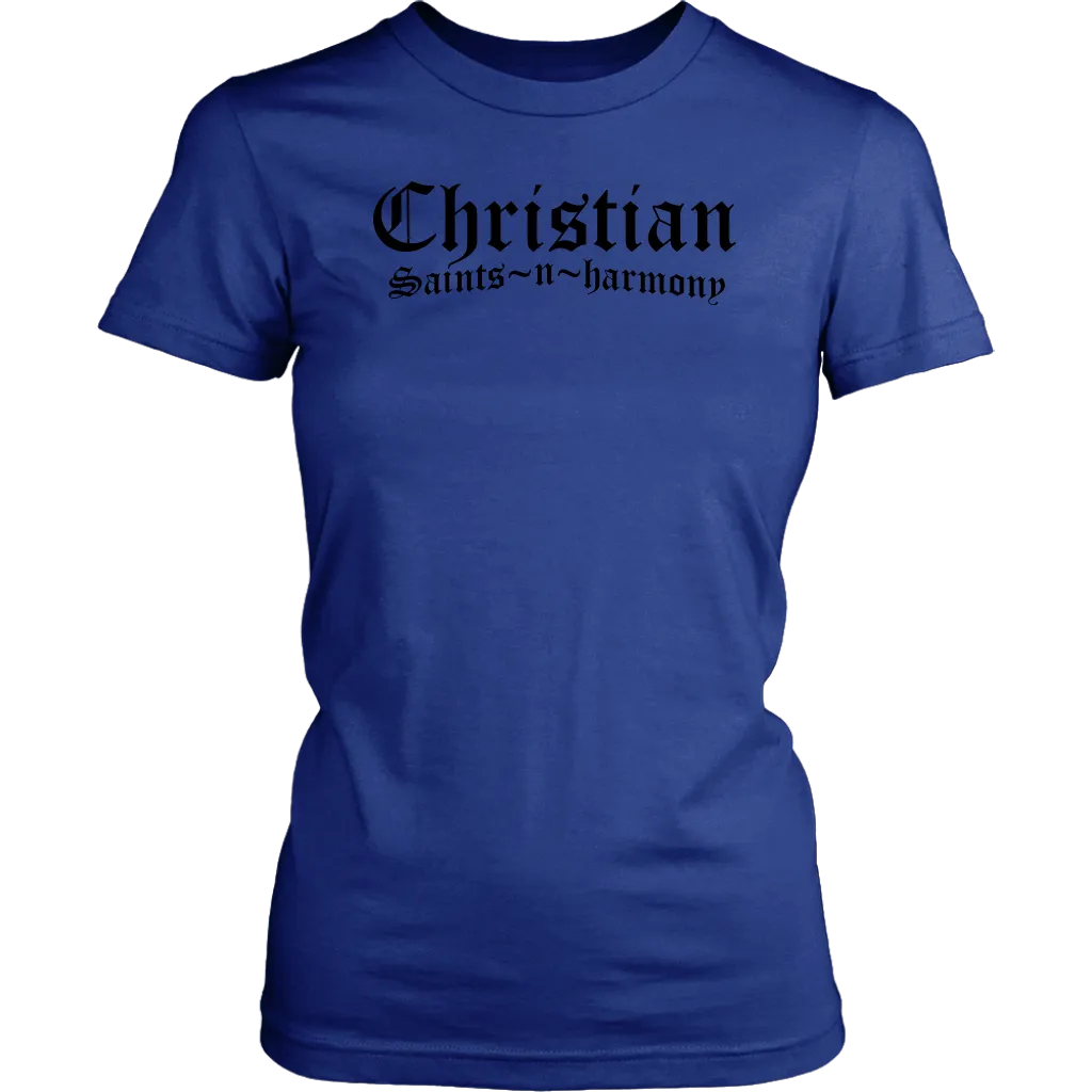 Christian Saints in Harmony Women's T-Shirt Part 1
