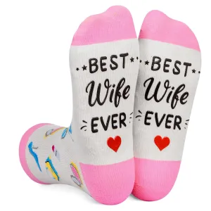Cool Gifts For Wife - Gift For Wife, Gifts For Her Wife, Wife Birthday Gift Ideas, Husband And Wife Gifts, Wife Socks