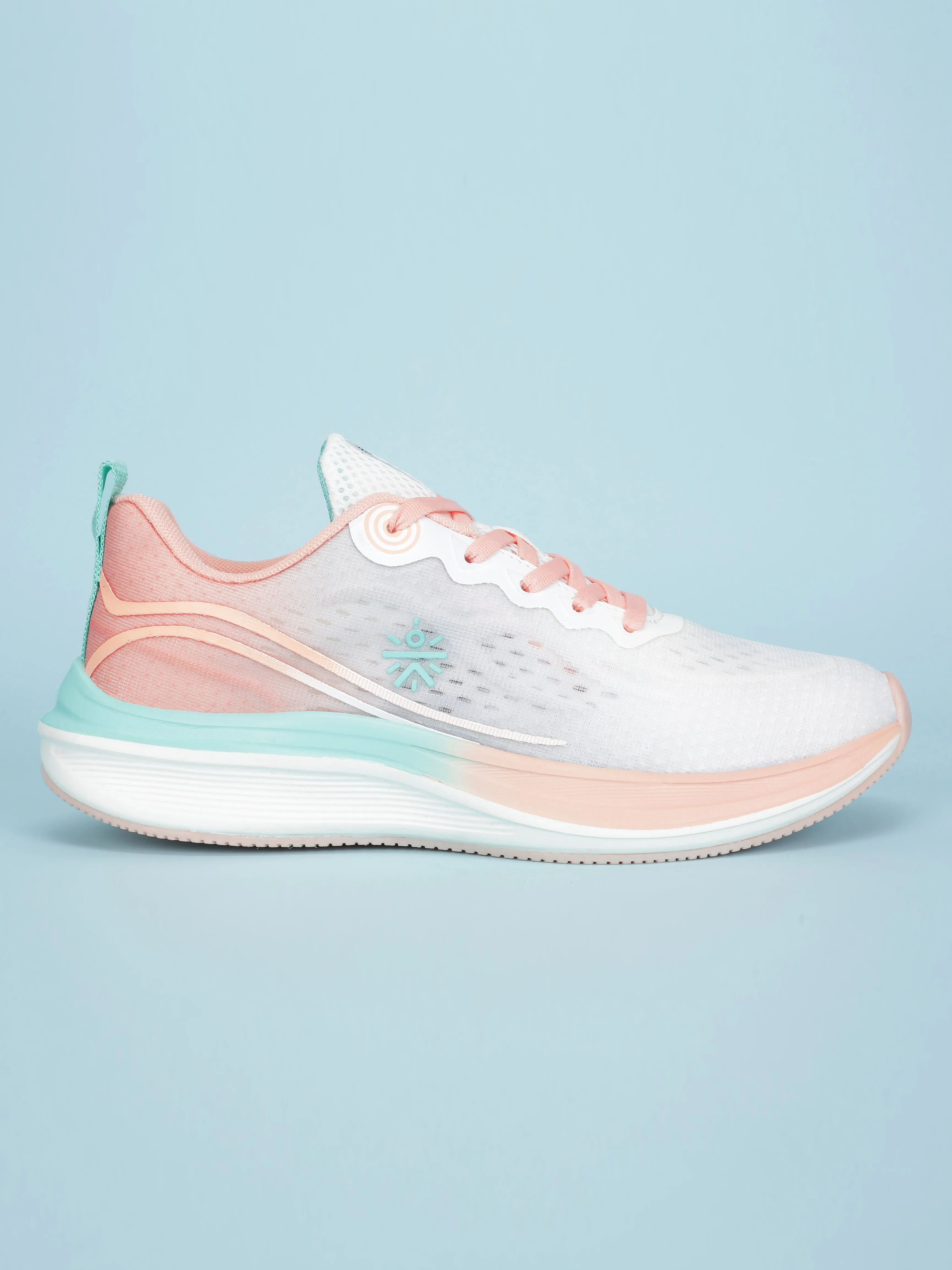 Cult Women's Dynex Running Shoes - White/Peach