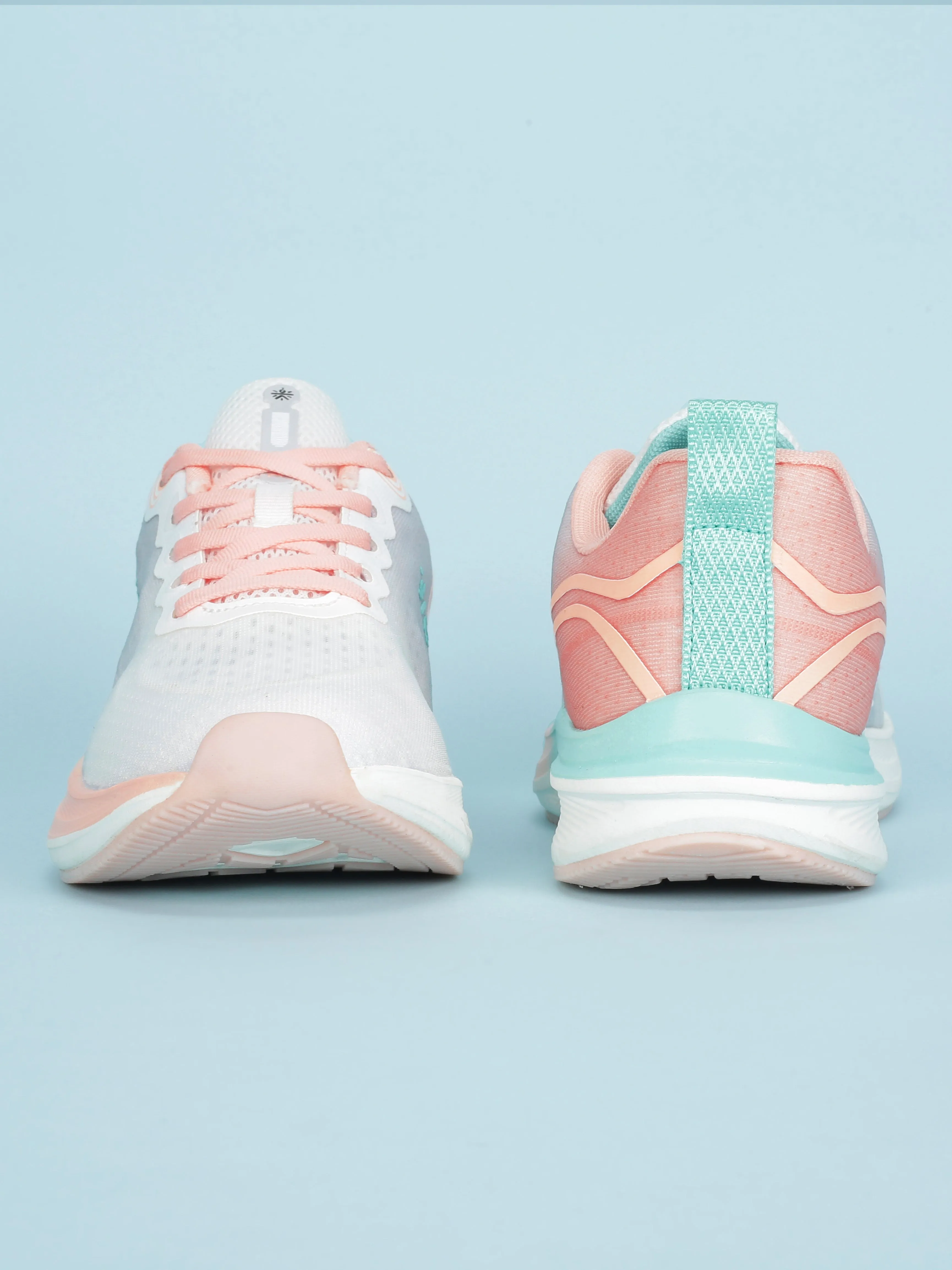 Cult Women's Dynex Running Shoes - White/Peach