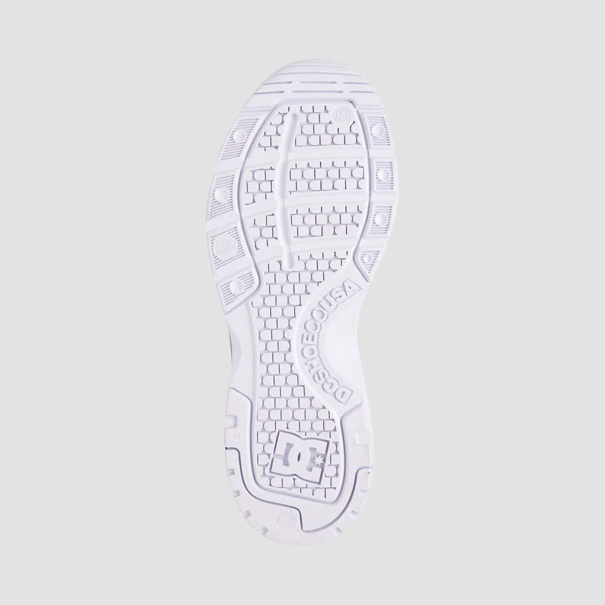 DC E.Tribeka Platform Shoes - Grey/Grey/White - Womens