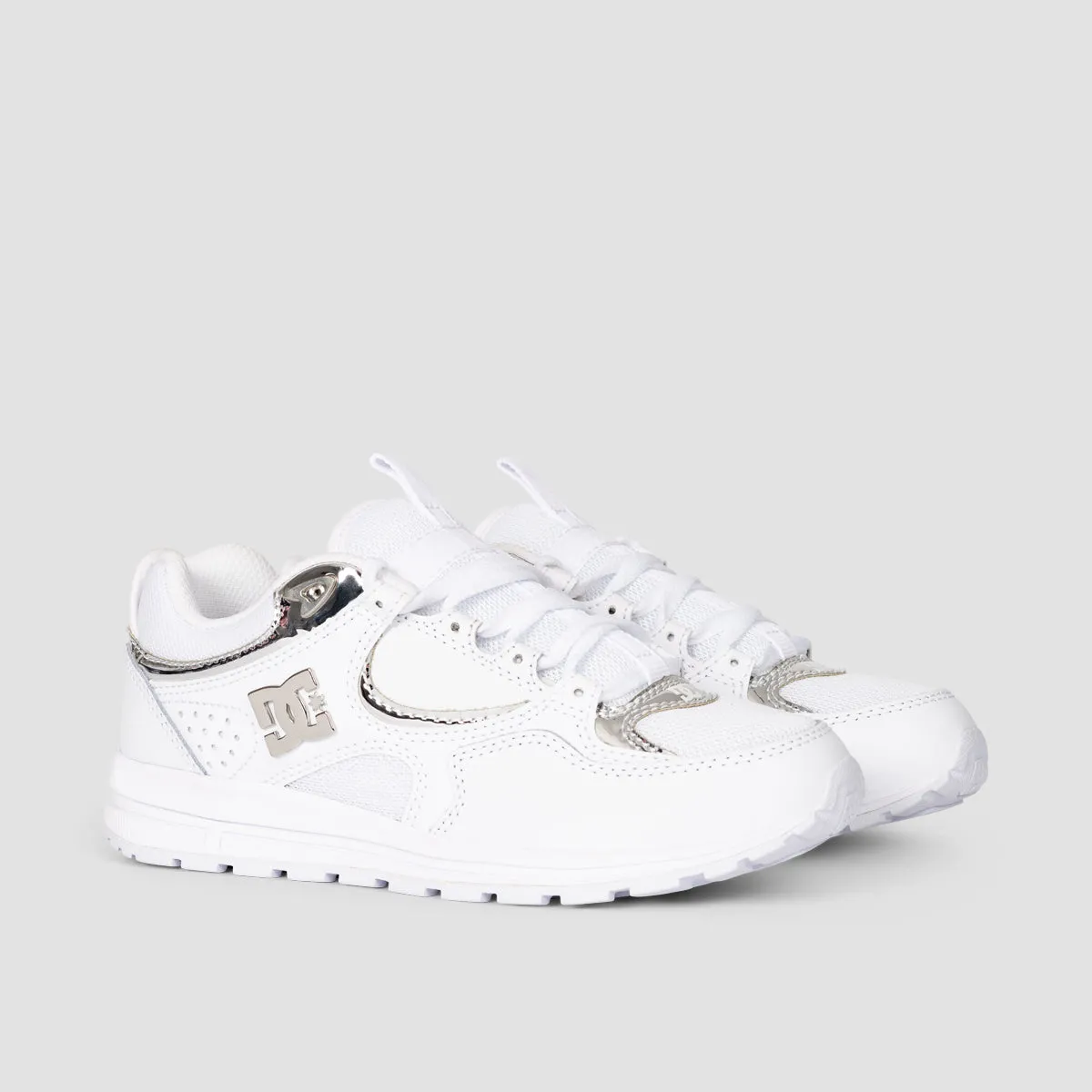 DC Kalis Lite Shoes - White/Silver - Womens