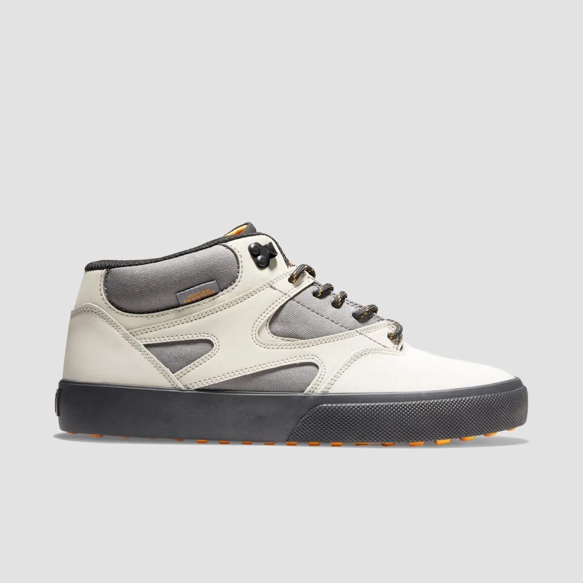 DC Kalis Mid WNT Shoes - Heather Grey/Gold Cream