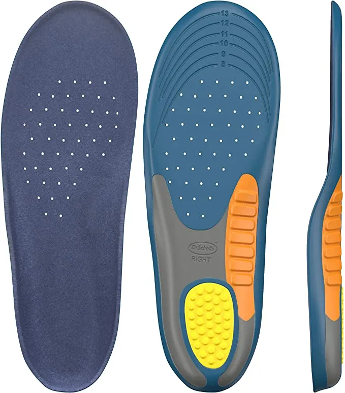 Dr. Scholl’s Pain Relief Orthotics for Heavy Duty Support for Men, 1 Pair, Size 8-14