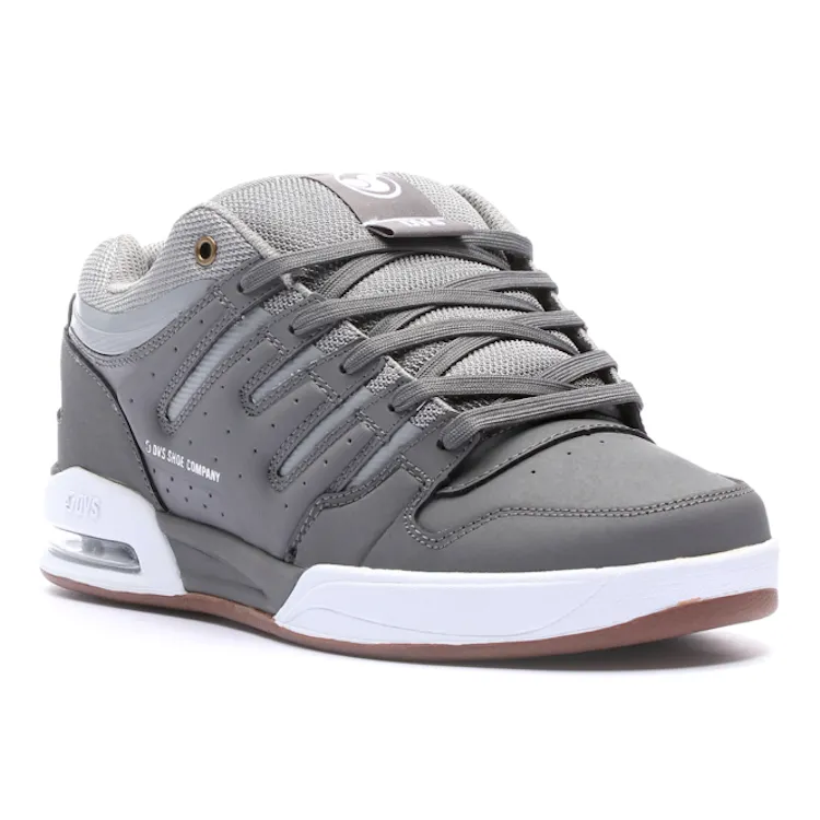 DVS Tycho Grey/Charcoal/White Nubuck Shoes