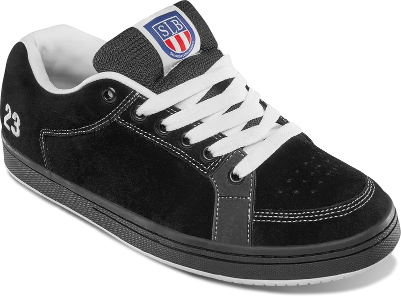 ETNIES SAL 23 BLACK / WHITE SKATEBOARD SHOES
