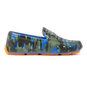 Floafers - Prodigy Driver - Blue Camo/Orange