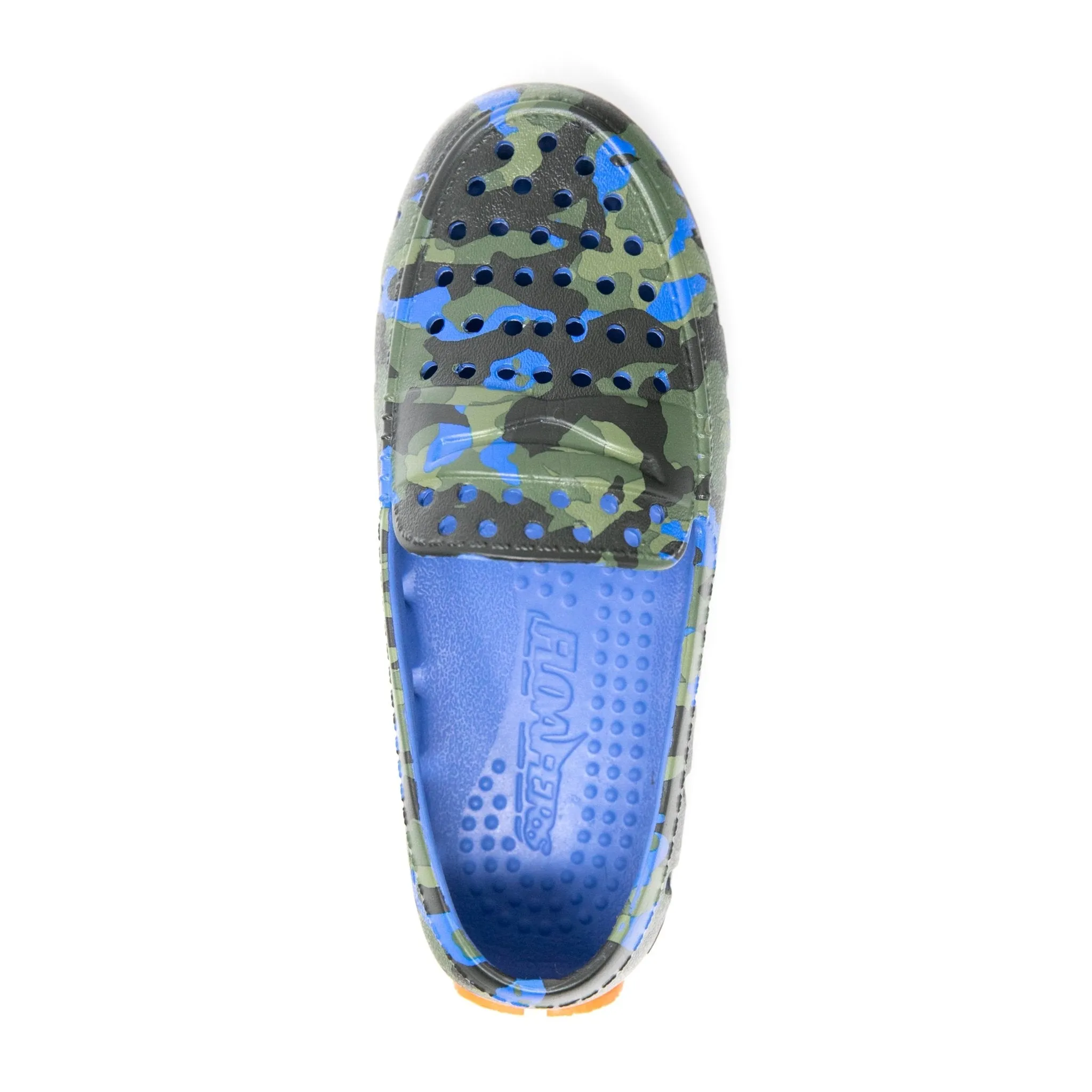 Floafers - Prodigy Driver - Blue Camo/Orange