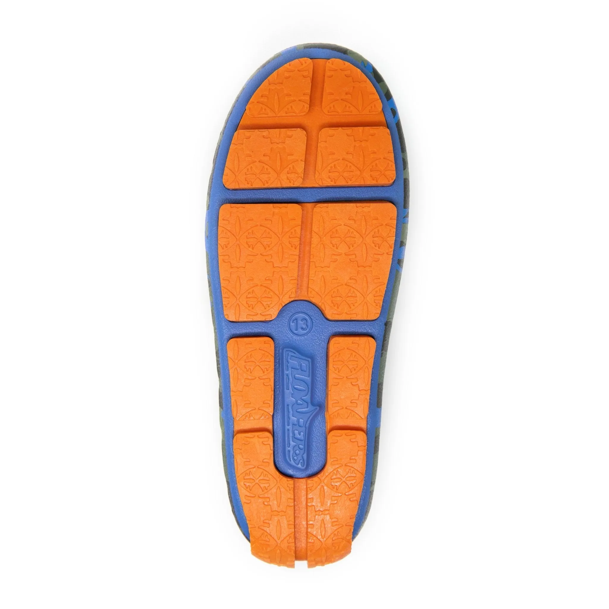 Floafers - Prodigy Driver - Blue Camo/Orange