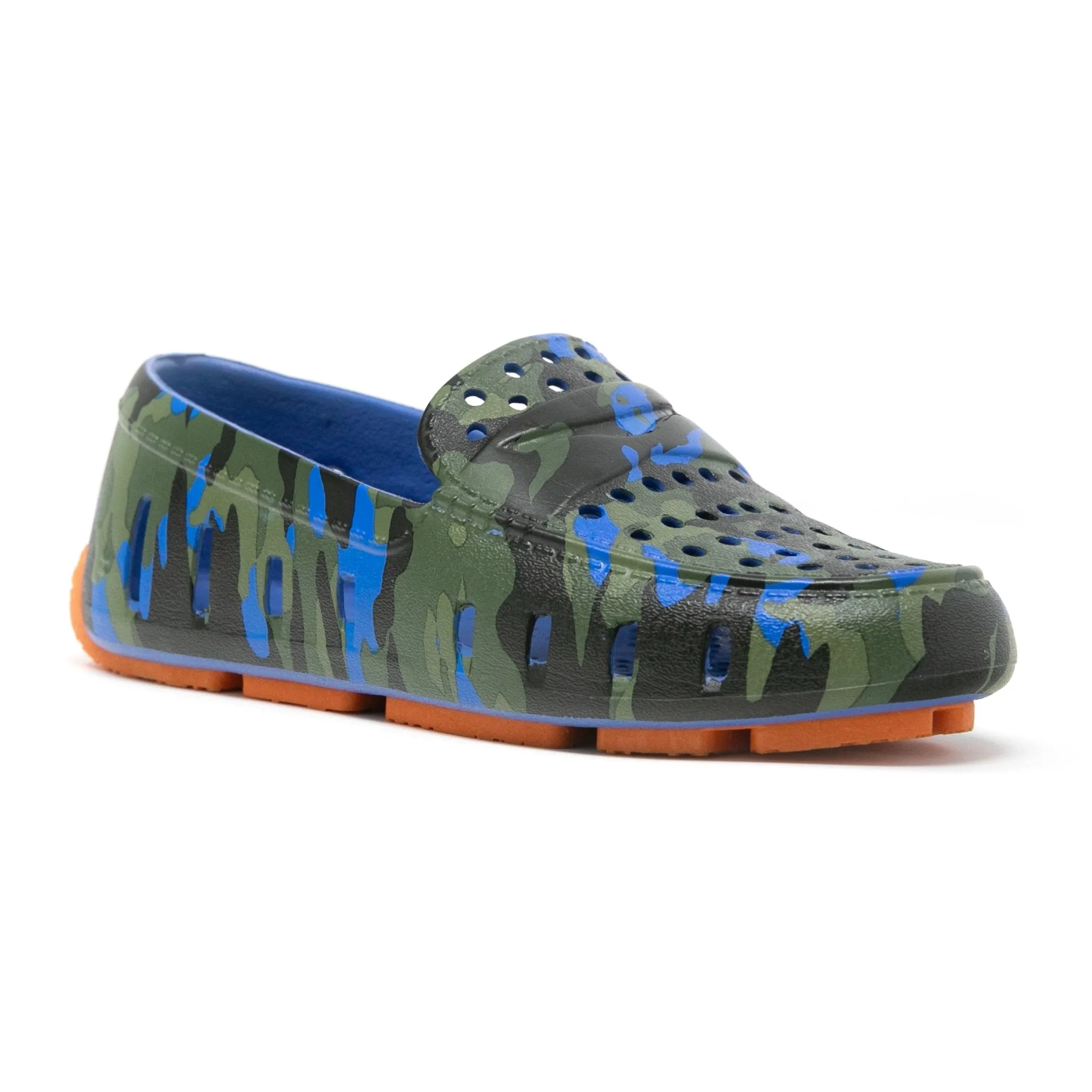 Floafers - Prodigy Driver - Blue Camo/Orange