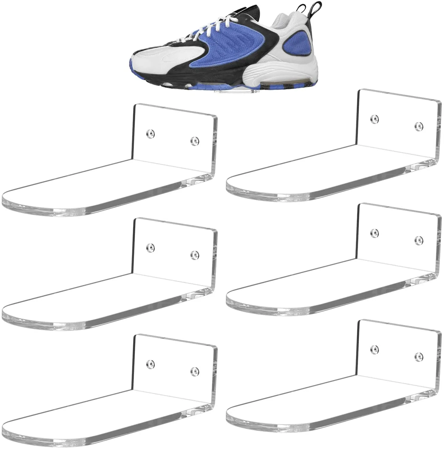 Floating Sneaker & Shoe Display Mounts by EZB