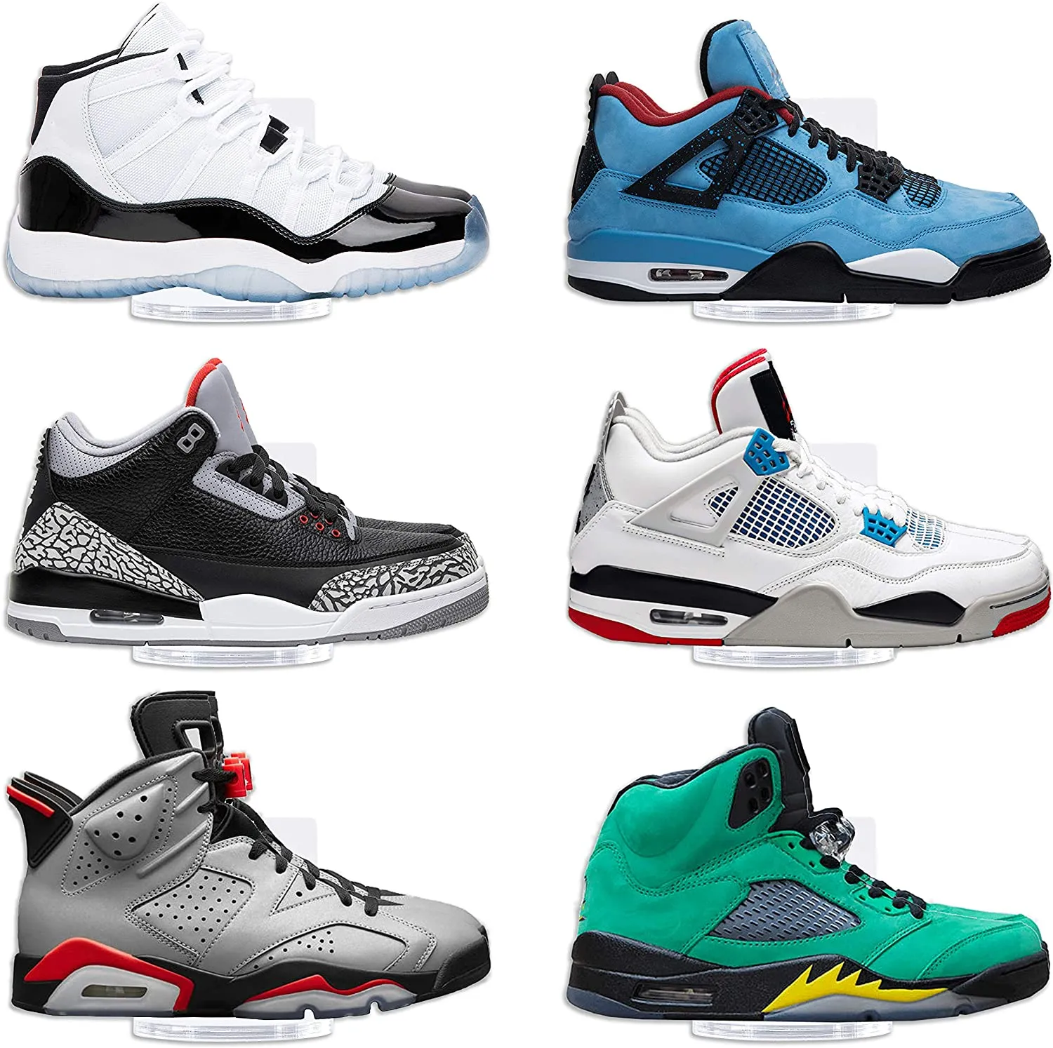 Floating Sneaker & Shoe Display Mounts by EZB