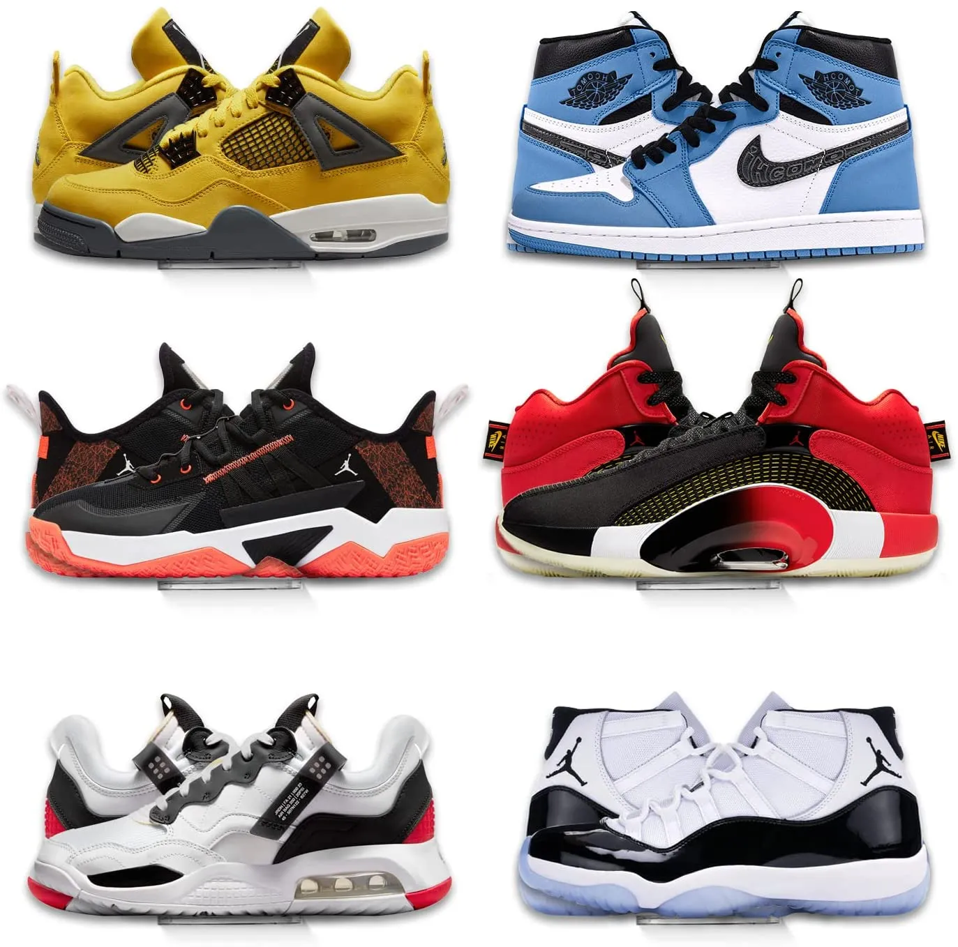 Floating Sneaker & Shoe Display Mounts by EZB