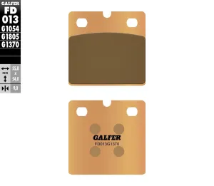 GALFER FD013G1370 HH Sintered Brake Pads