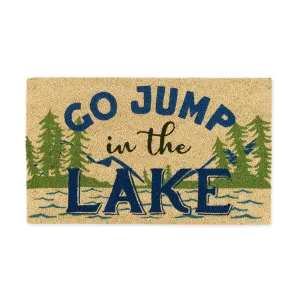 Go Jump in the Lake Coir Mat