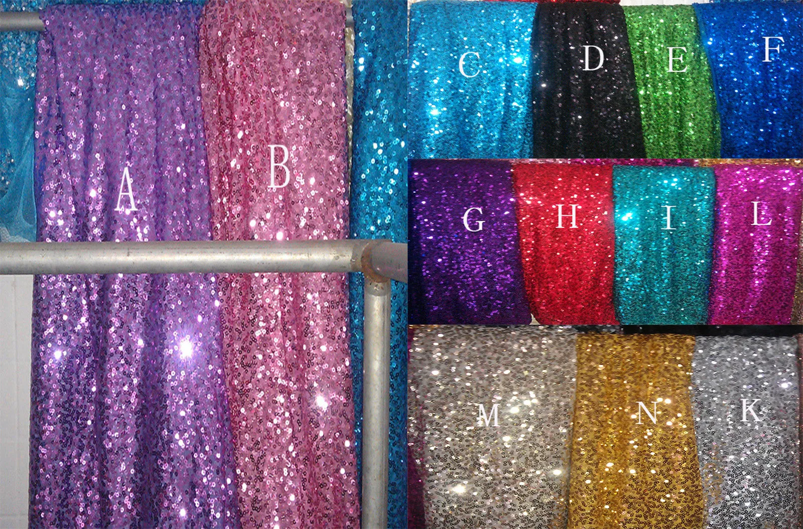Gorgeous Sequin Lace Spaghetti Straps Neckline Long Prom Dress with Sweep Train, M246