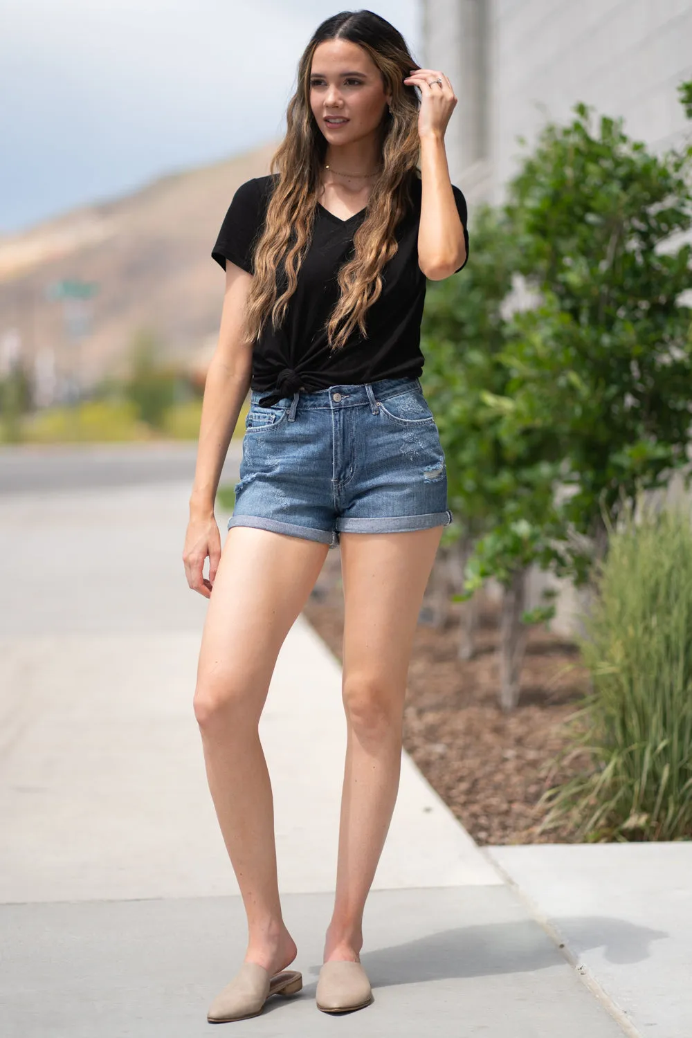 High Rise Shorts