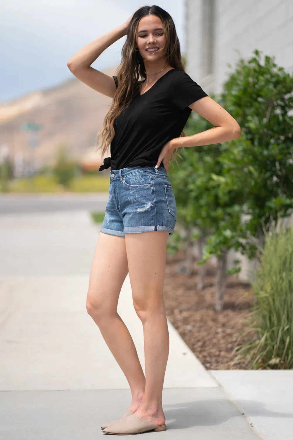 High Rise Shorts
