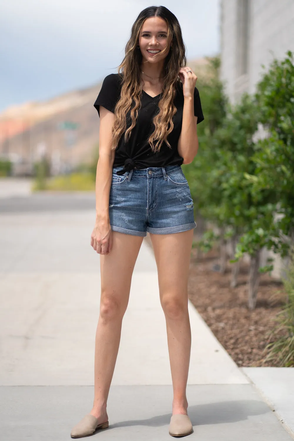 High Rise Shorts