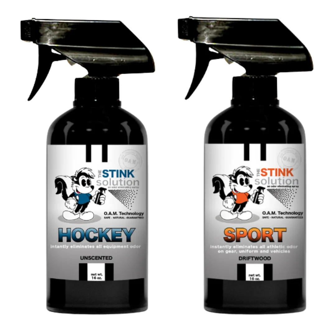 Hockey Double Pack 16 oz. Odor Eliminating Sprays
