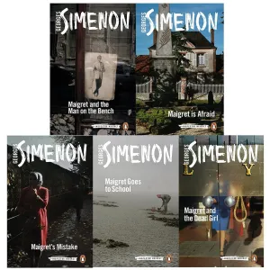 Inspector Maigret Series 9 :41 To 45 Books Collection Set By Georges Simenon