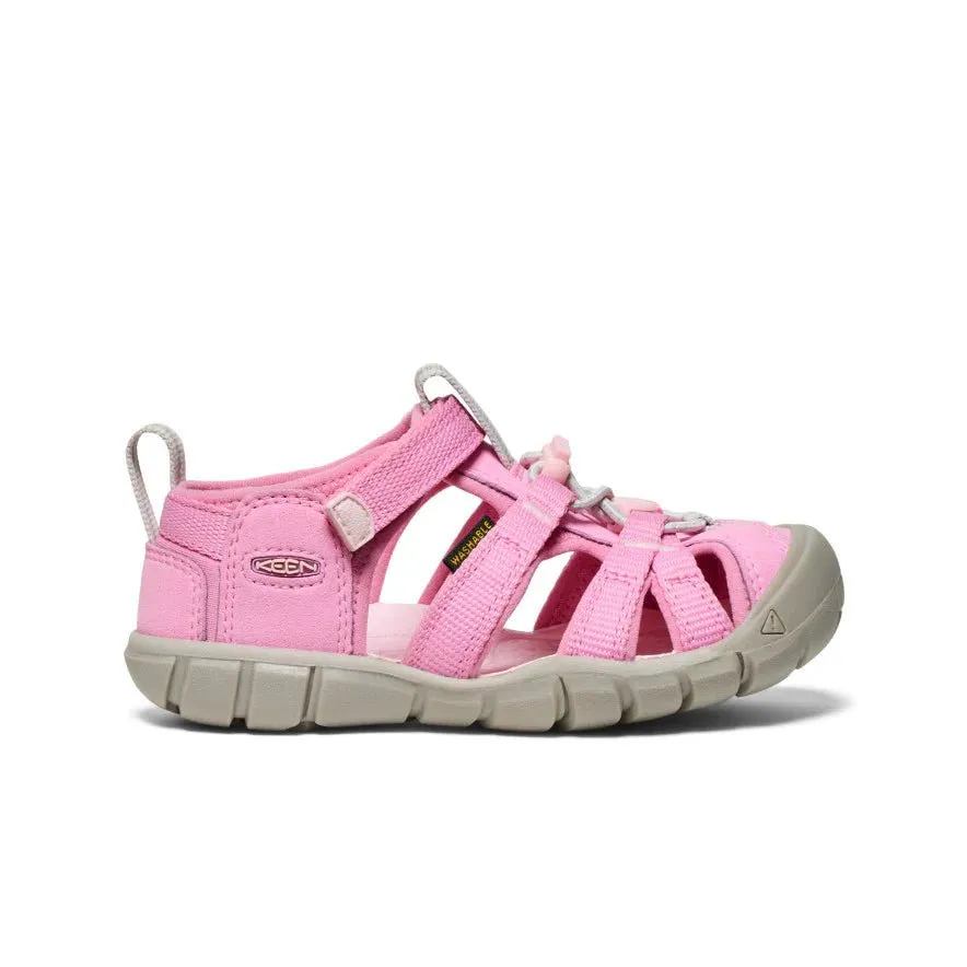 Keen Little Kids' Seacamp II CNX Sandal Moonlite Mauve/Giggle Pink