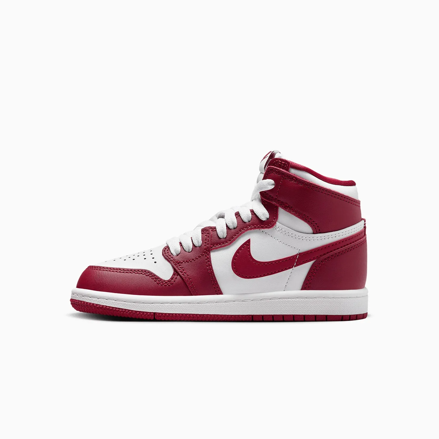 Kid's Air Jordan 1 Retro OG "White Team Red" Pre School