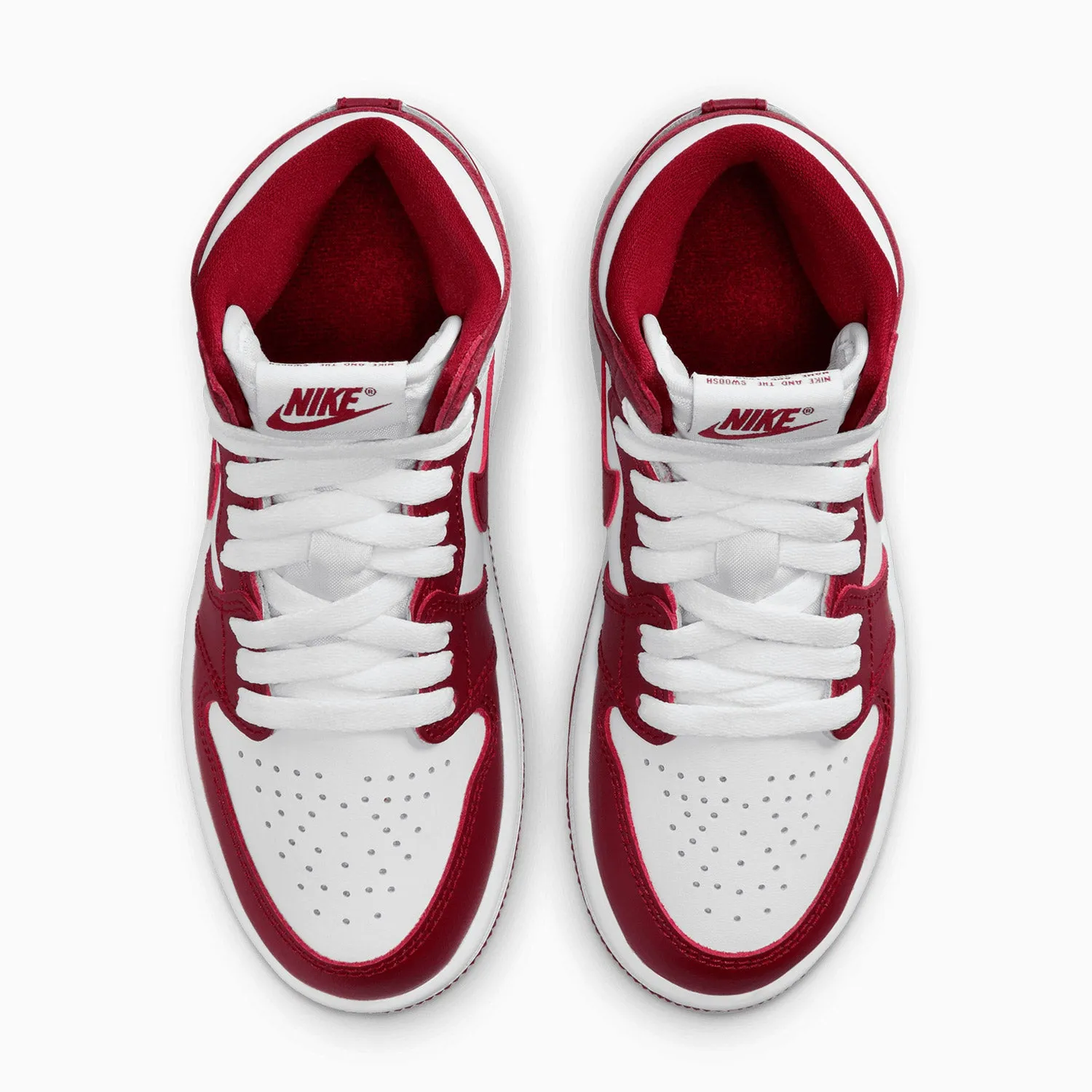 Kid's Air Jordan 1 Retro OG "White Team Red" Pre School