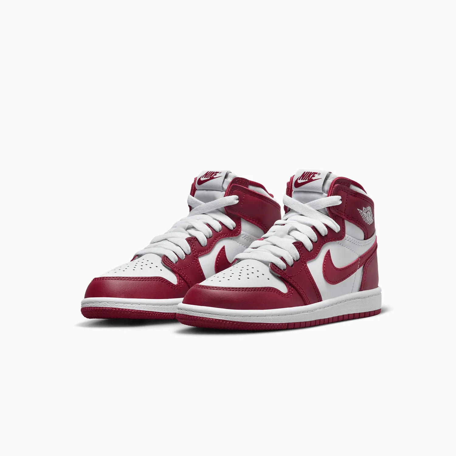 Kid's Air Jordan 1 Retro OG "White Team Red" Pre School
